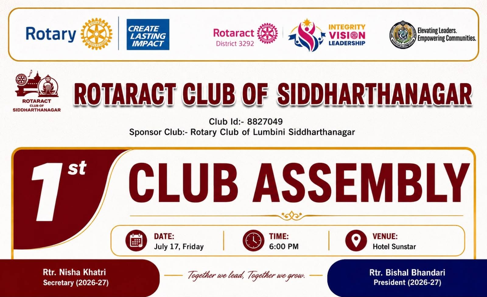 1st Club Assembly